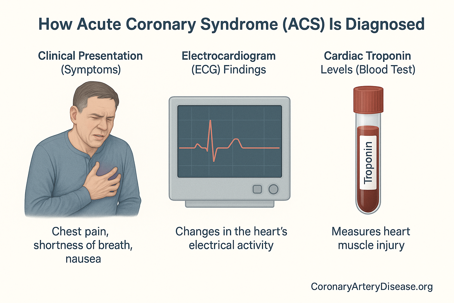 How Acute Coronary Syndrome (ACS) Is Diagnosed
